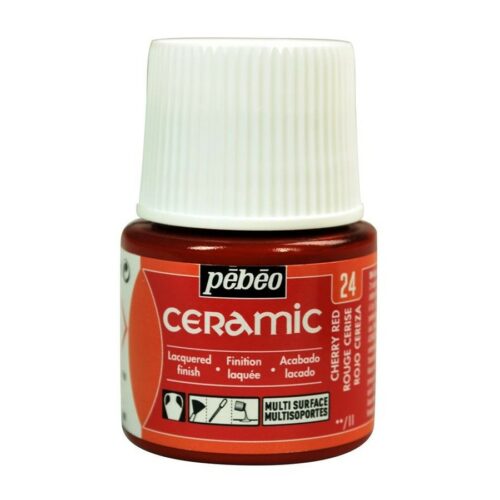 Pebeo ceramic No24 Cherry red