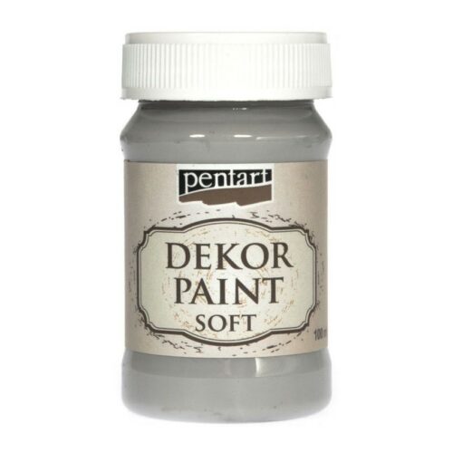 Dekor Paint Soft 100ml Pentart Grey